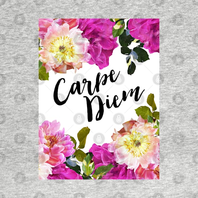 Carpe Diem Floral by AmyBrinkman